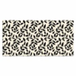 Elegant - Patroon - Zwart - Beige Muismat XXL klein 681 -3d_leeg
