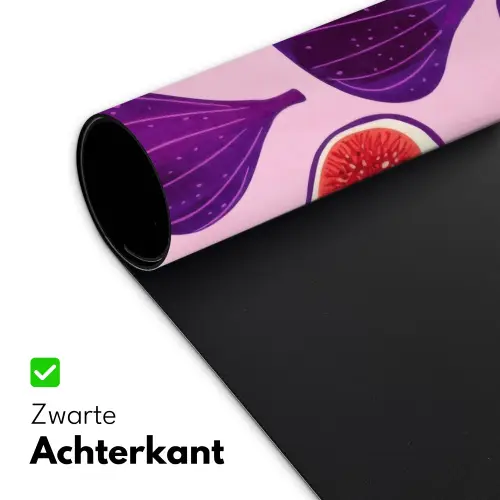 Vijgen - Roze - Paars Muismat XXL klein -sfeer2