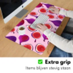 Vijgen - Roze - Paars Muismat XXL klein -sfeer3