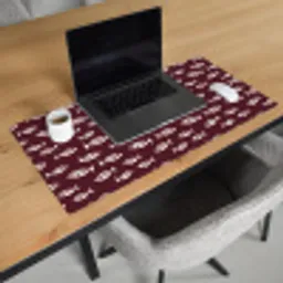 Vissen - Grafisch - Patroon - Donker Muismat XXL klein 681 -sfeer1