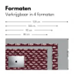 Vissen - Grafisch - Patroon - Donker Muismat XXL klein 681 -sfeer5
