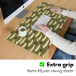 Vis - Patroon - Groen Muismat XXL klein 681 -sfeer3