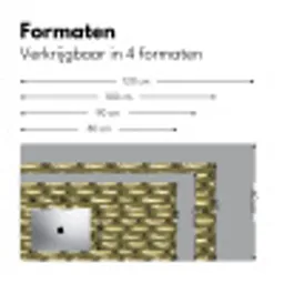 Vis - Patroon - Groen Muismat XXL klein 681 -sfeer5
