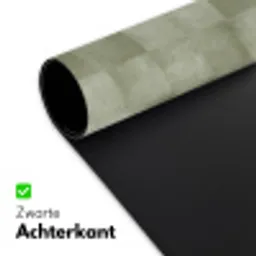 Vlakken - Rustiek - Groen Muismat XXL klein 681 -sfeer2