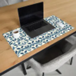 Flora - Modern - Blauw Muismat XXL klein 681 -sfeer1