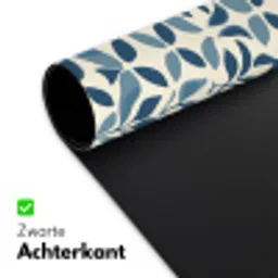 Flora - Modern - Blauw Muismat XXL klein 681 -sfeer2
