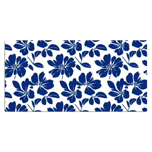 Floraal - Modern - Blauw Muismat XXL klein 681 -3d_leeg