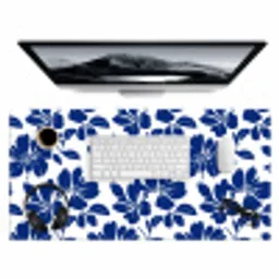 Floraal - Modern - Blauw Muismat XXL klein 681 -3d