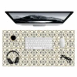 Floraal - Patroon - Kleurrijk Muismat XXL klein 681 -3d