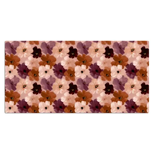 Bloemen - Abstract - Aardetinten Muismat XXL klein 681 -3d_leeg