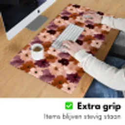 Bloemen - Abstract - Aardetinten Muismat XXL klein 681 -sfeer3