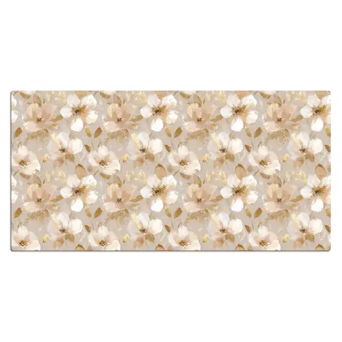 Bloemen - artistiek - Goud Muismat XXL klein 681 -3d_leeg