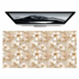 Bloemen - artistiek - Goud Muismat XXL klein 681 -zzz3d
