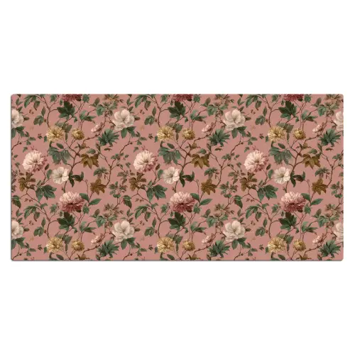 Bloemen - Klassiek - Roze Muismat XXL klein 681 -3d_leeg