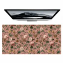 Bloemen - Klassiek - Roze Muismat XXL klein 681 -zzz3d