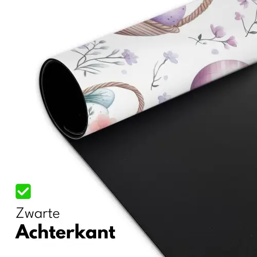 Bloemen - Paaseieren - Patroon Muismat XXL klein -sfeer2