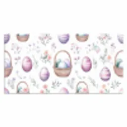 Bloemen - Paaseieren - Patroon Muismat XXL klein -3d_leeg
