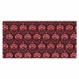 Bloemen - Waaier - Paars Muismat XXL klein 681 -3d_leeg