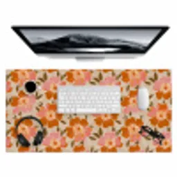 Bloemen - Motief - Retro Muismat XXL klein 681 -3d