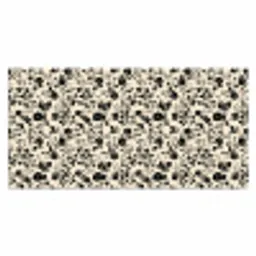 Bloemen - Dessin - Zwart Muismat XXL klein 681 -3d_leeg