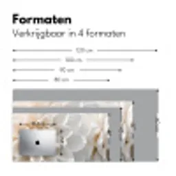 bloemen-wit-natuur Muismat XXL klein -sfeer5