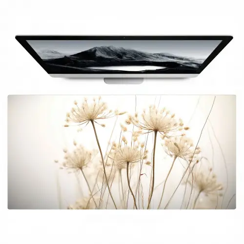 bloemen-wit-zonlicht Muismat XXL klein -zzz3d