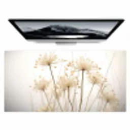 bloemen-wit-zonlicht Muismat XXL klein -zzz3d
