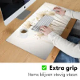 bloemen-wit-zonlicht Muismat XXL klein -sfeer3