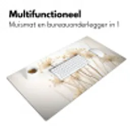 bloemen-wit-zonlicht Muismat XXL klein -sfeer4