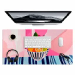 Fruit - Abstracte achtergrond - Roze Muismat XXL klein -3d
