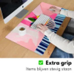 Fruit - Abstracte achtergrond - Roze Muismat XXL klein -sfeer3