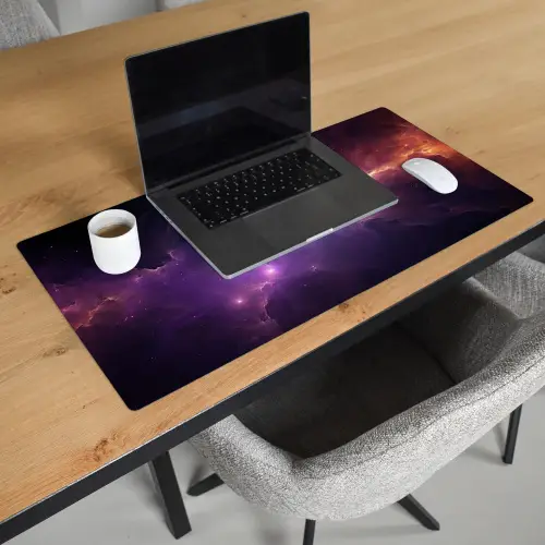 galaxy-neon-paars-sterren-gaming Muismat XXL klein -sfeer1
