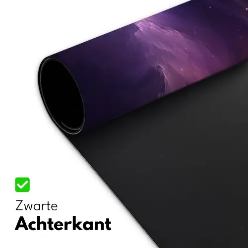 galaxy-neon-paars-sterren-gaming Muismat XXL klein -sfeer2