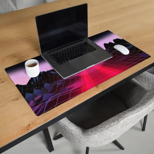 gaming-futuristisch-neon Muismat XXL klein -sfeer1