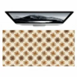 Geografisch - Patroon - Bruin Muismat XXL klein 681 -zzz3d