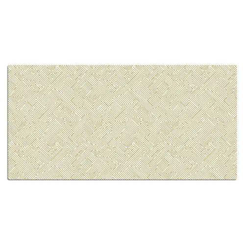 Geometrisch - Lijnen - Groen Muismat XXL klein 681 -3d_leeg
