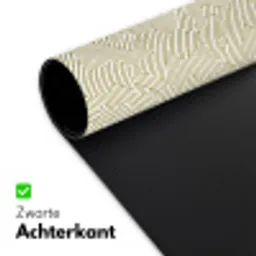 Geometrisch - Lijnen - Groen Muismat XXL klein 681 -sfeer2
