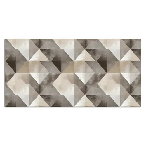 Geometrisch - Motief - Aardetinten Muismat XXL klein 681 -3d_leeg