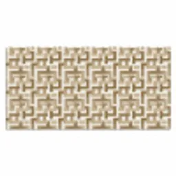 Geometrisch - Retro - Bruin Muismat XXL klein 681 -3d_leeg