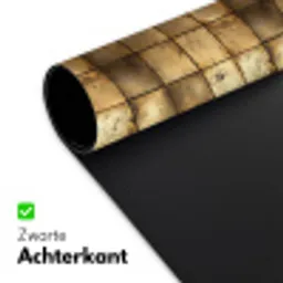 Geometrisch - Tegels - Goud Muismat XXL klein 681 -sfeer2