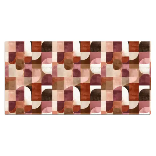 Geometrie - Modern - Retro Muismat XXL klein 681 -3d_leeg
