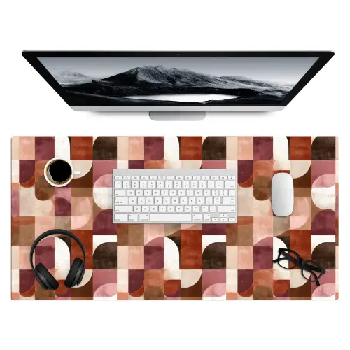 Geometrie - Modern - Retro Muismat XXL klein 681 -3d