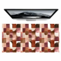 Geometrie - Modern - Retro Muismat XXL klein 681 -zzz3d