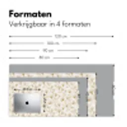 Ginkgo - Takken - Goud Muismat XXL klein 681 -sfeer5