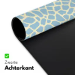 Giraf - Modern - Blauw Muismat XXL klein 681 -sfeer2