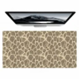 Giraf - Patroon - Beige - Bruin Muismat XXL klein 681 -zzz3d