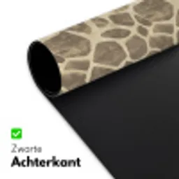 Giraf - Patroon - Beige - Bruin Muismat XXL klein 681 -sfeer2