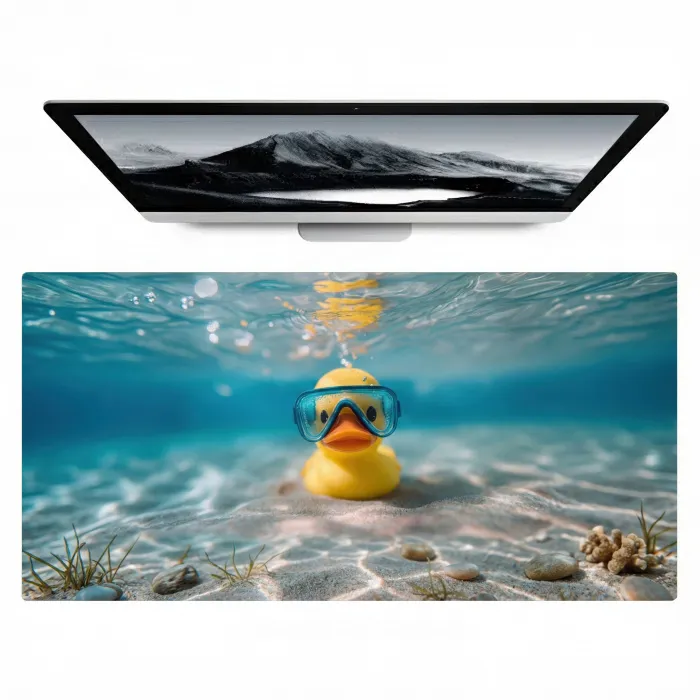 Duikbril - Eend - Water Muismat XXL klein -zzz3d