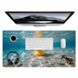 Duikbril - Eend - Water Muismat XXL klein -3d