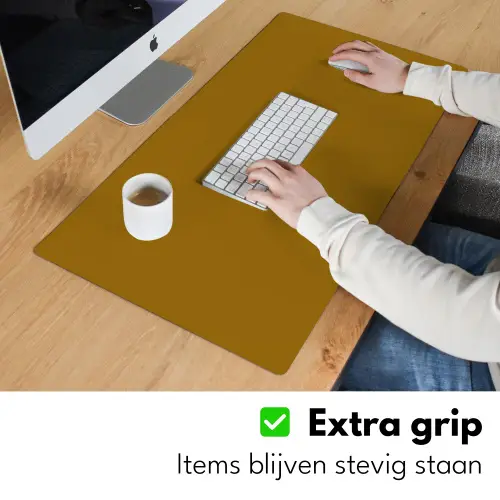Goud - Luxe - Interieur Muismat XXL klein -sfeer3